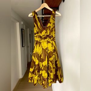 Floral print cocktail dress
